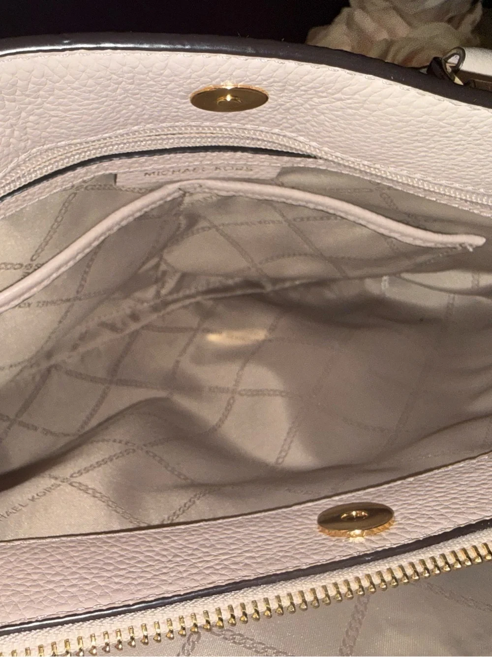 Michael Kors structured leather
